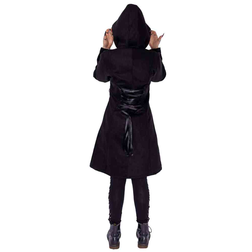 Poizen Industries - HAUNT Manteau d'hiver - Noir